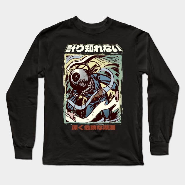 Unfathomable, Deep and Treacherous Abyss Long Sleeve T-Shirt by Another Dose